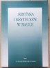 Krytyka i krytycyzm w nauce